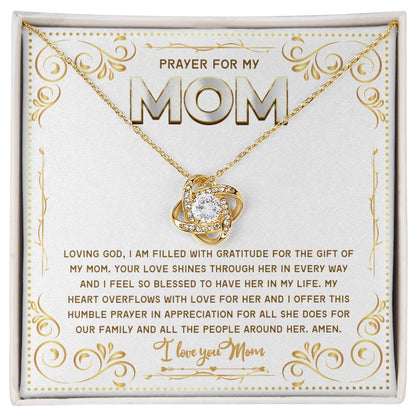 JGF Jewelry Gifts for Family Love Knot Necklace For Women