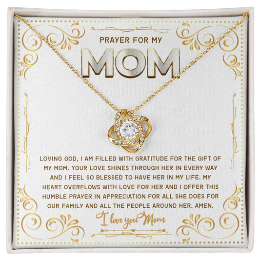 JGF Jewelry Gifts for Family Love Knot Necklace For Women