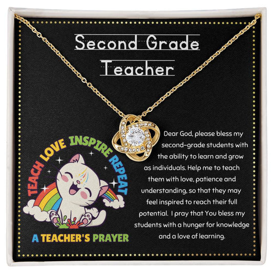 JGF Jewelry Gifts for Family A Prayer for Second Grade Teacher Retirement Gifts