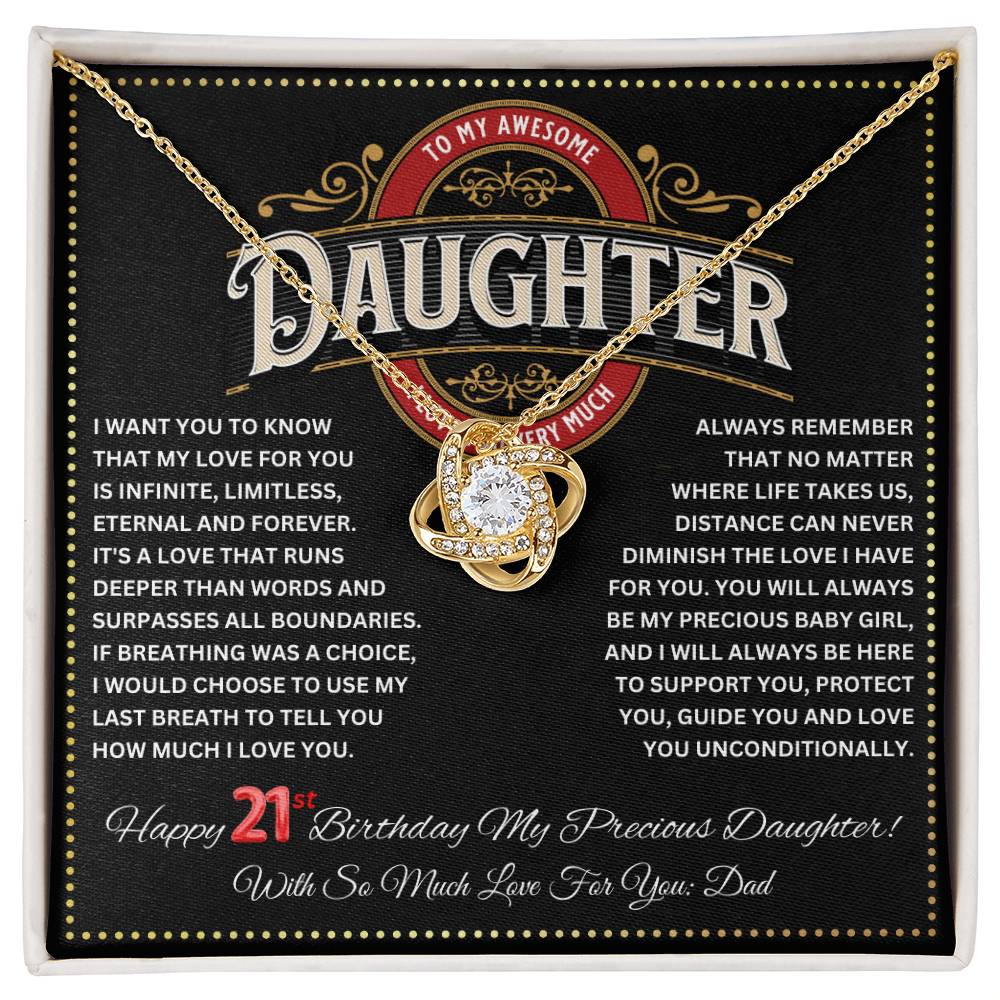 JGF Jewelry Gifts for Family Happy 21st Birthday Card For Daughter From Dad
