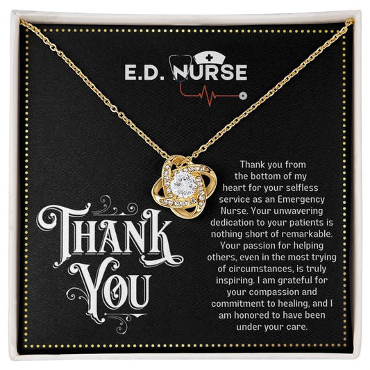 JGF Jewelry Gifts for Family | Thank You ER ED Nurse Gifts | Emergency Department Room Nurse Gifts