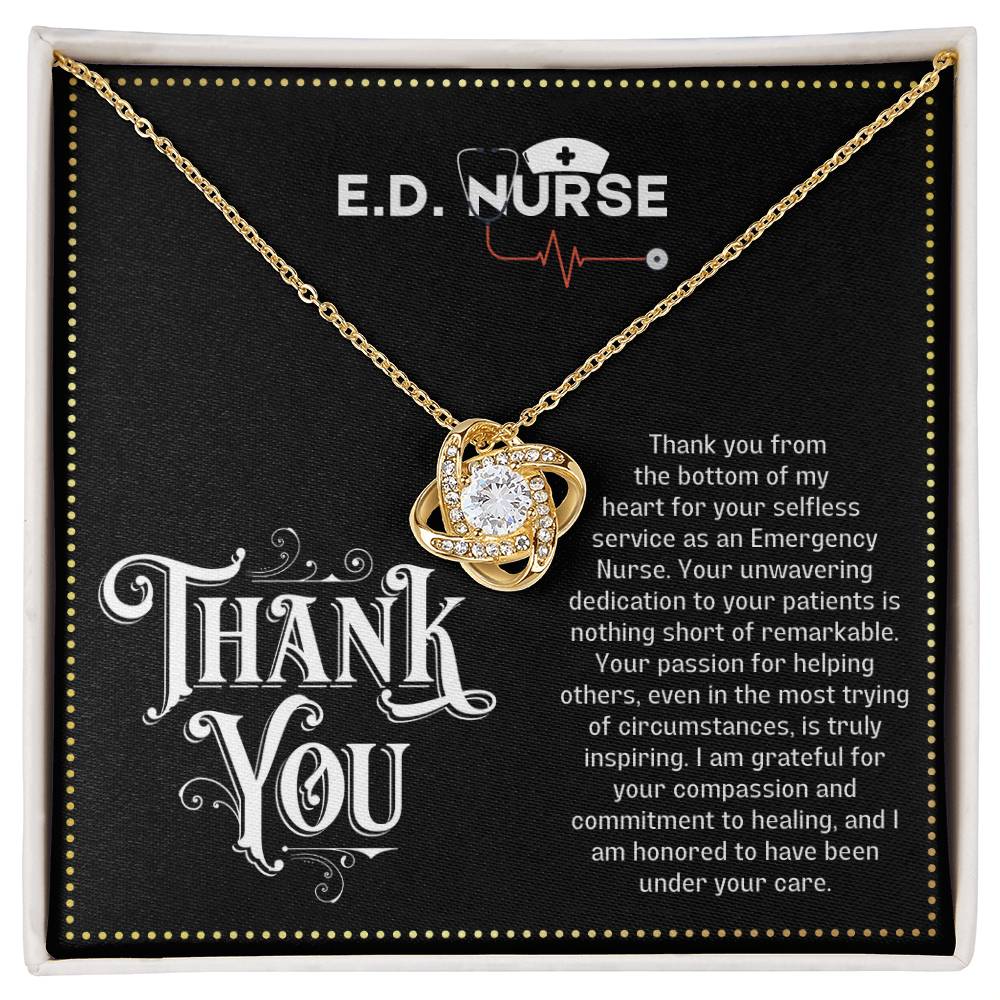 JGF Jewelry Gifts for Family | Thank You ER ED Nurse Gifts | Emergency Department Room Nurse Gifts
