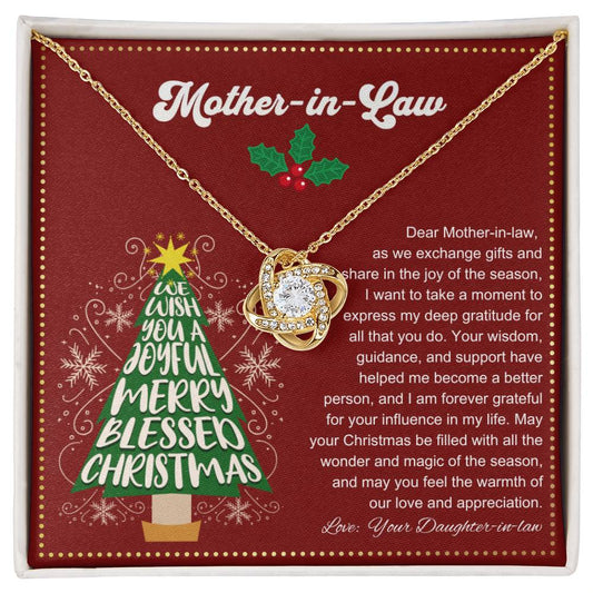 JGF Jewelry Gifts for Family | To My Future Mother In Law Necklace for Christmas