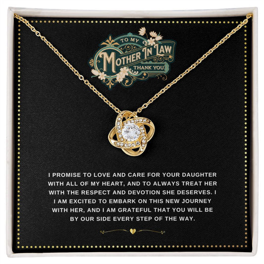 JGF Jewelry Gifts for Family | Elegant Sterling Silver Necklace gifts for Mother In Law from Son In Law on Wedding Day