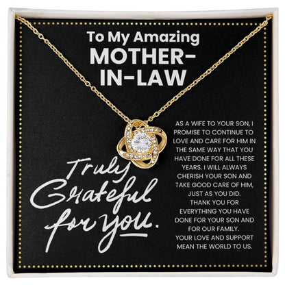 JGF Jewelry Gifts for Family Gifts To My Amazing Mother In Law