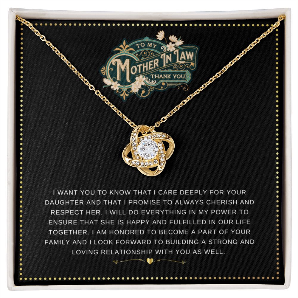 JGF Jewelry Gifts for Family | Mother of the Bride Birthday Gift from Son In Law  Cubic Zirconia Silver Necklace