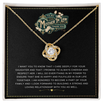JGF Jewelry Gifts for Family | Mother of the Bride Birthday Gift from Son In Law  Cubic Zirconia Silver Necklace