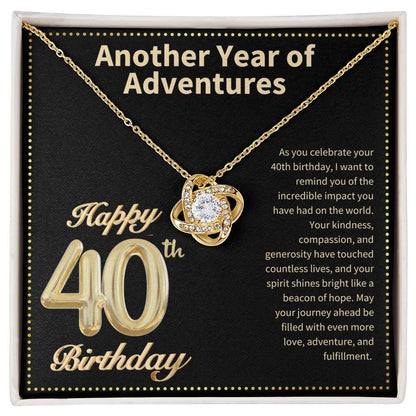 JGF Jewelry Gifts for Family 40th Birthday Card for Women
