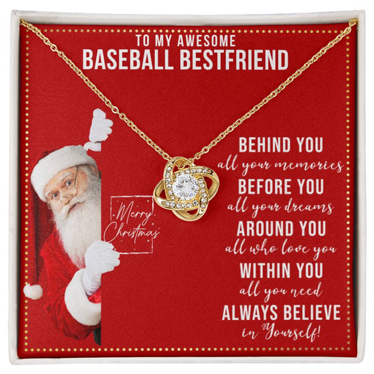 JGF Jewelry Gifts for Family Necklace Gift For Baseball Female Bestie BFF Friend