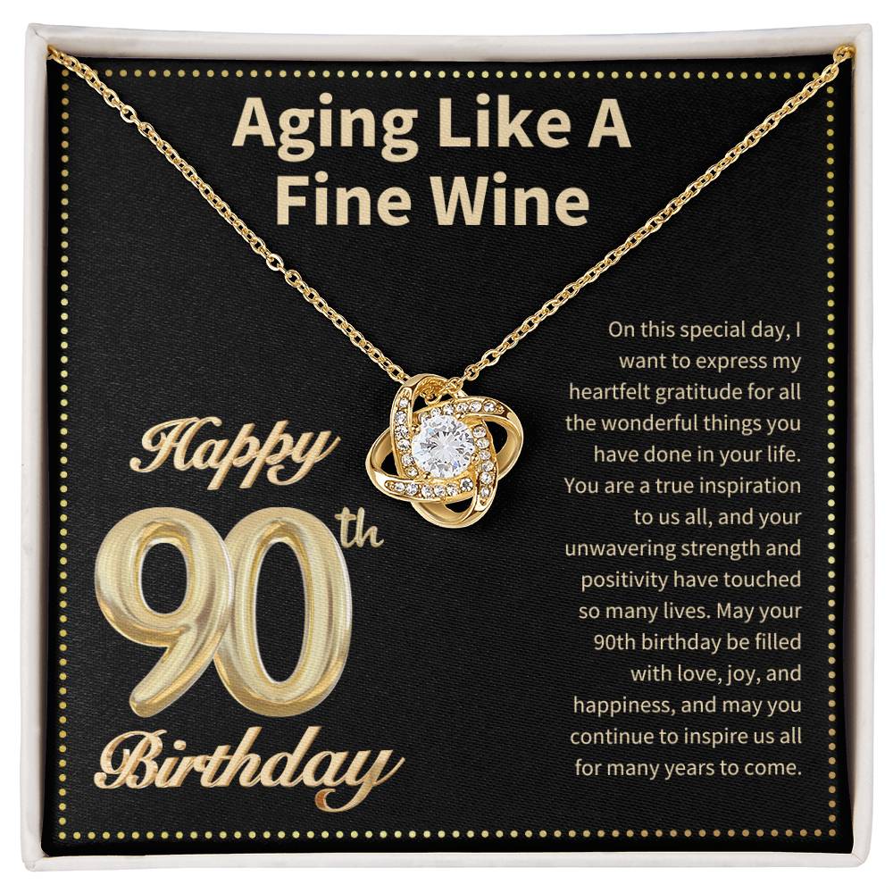 JGF Jewelry Gifts for Family 90th Birthday Card  for Women