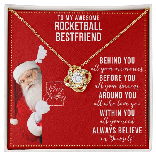 JGF Jewelry Gifts for Family Necklace For Rocketball Female Bestie BFF Friend