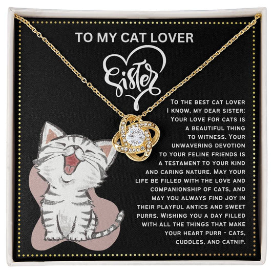 JGF Jewelry Gifts for Family I Love My Fur Cats For Cat Lover Sister's Birthday