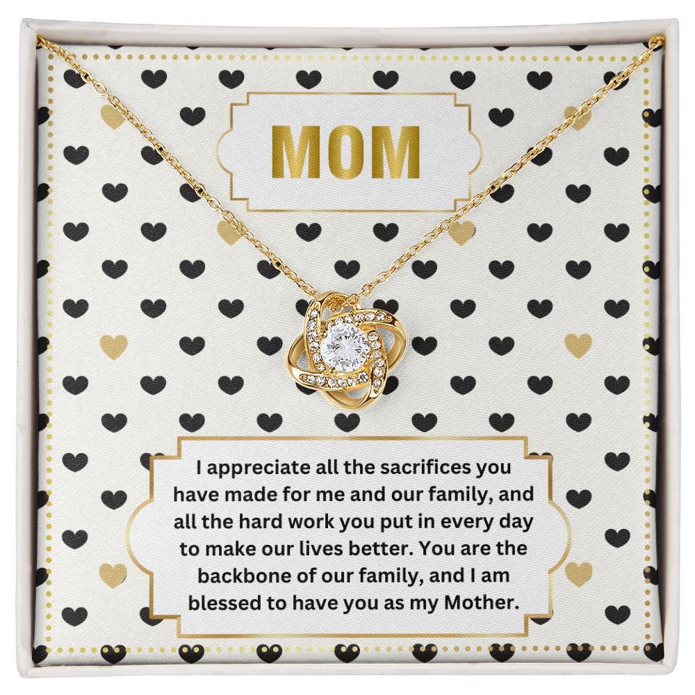 JGF Jewelry Gifts for Family To My Mom Necklace From Daughter And Son