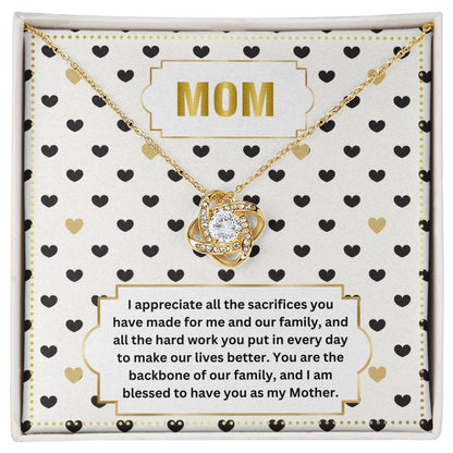 JGF Jewelry Gifts for Family To My Mom Necklace From Daughter And Son