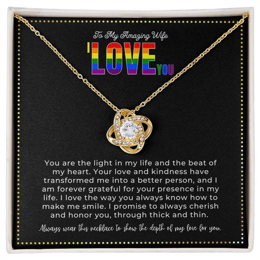 JGF Jewelry Gifts for Family | To My Amazing Wife Necklace Gifts
