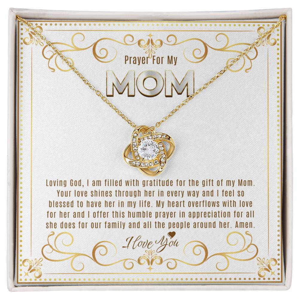 JGF Jewelry Gifts for Family Prayer For Mom From Daughter And Son