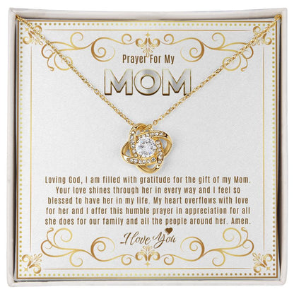 JGF Jewelry Gifts for Family Prayer For Mom From Daughter And Son