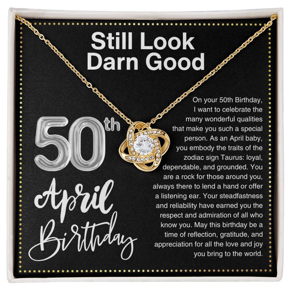 JGF Jewelry Gifts for Family 50th Birthday Gifts For Sister April