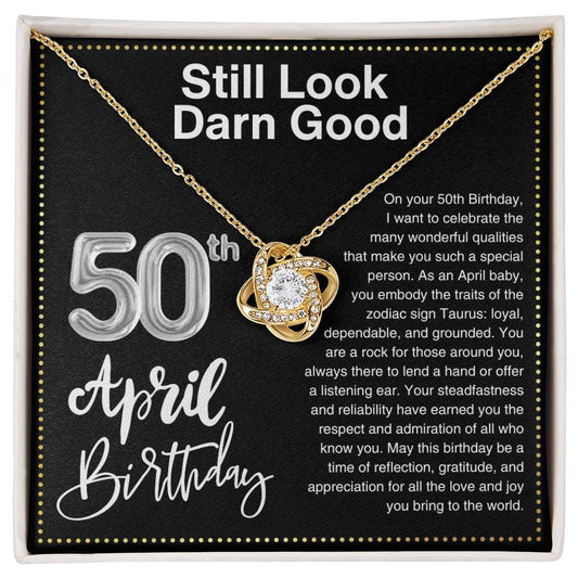 JGF Jewelry Gifts for Family 50th Birthday Gifts For Sister April