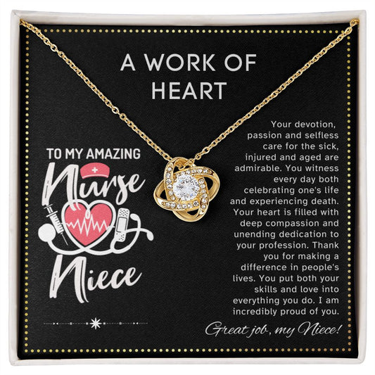 JGF Jewelry Gifts for Family | My Niece Is A Nurse | Birthday Gift For Niece Adult From Aunt And Uncle