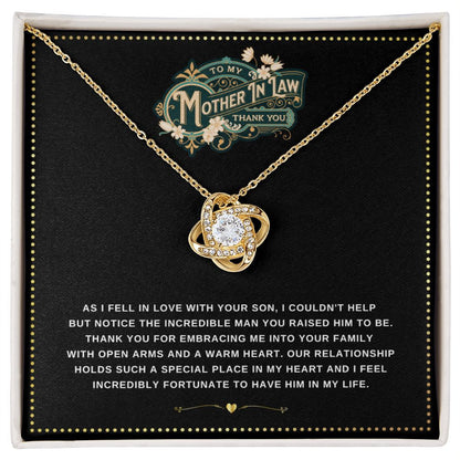 JGF Jewelry Gifts for Family | Future Mother In Law Necklace Gift from Daughter In Law on Wedding Day