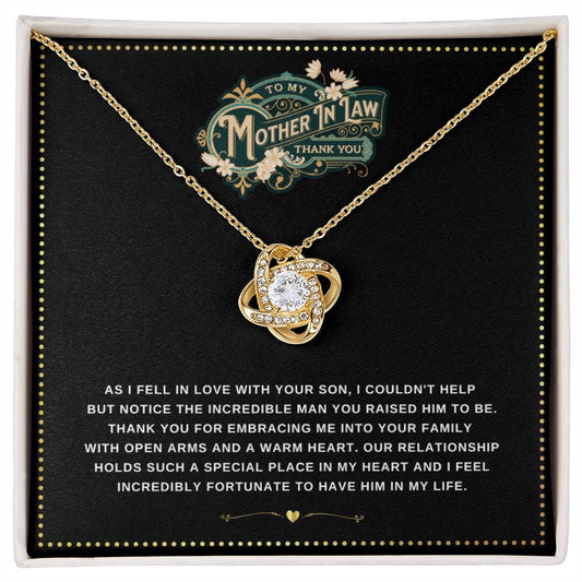 JGF Jewelry Gifts for Family | Future Mother In Law Necklace Gift from Daughter In Law on Wedding Day