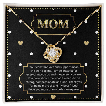JGF Jewelry Gifts for Family Gifts For Mom Who Has Everything Love Knot Necklace