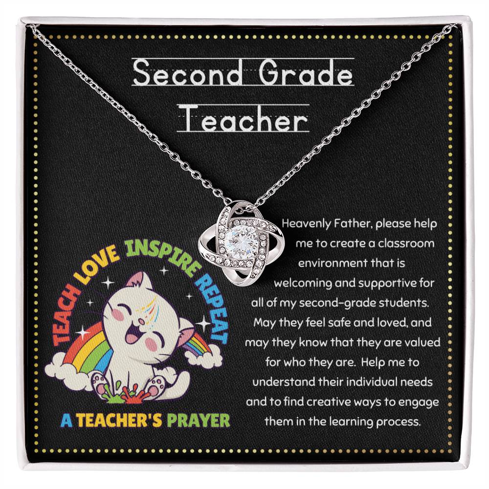 JGF Jewelry Gifts for Family Second 2nd Grade Teacher Gifts For Women From Students