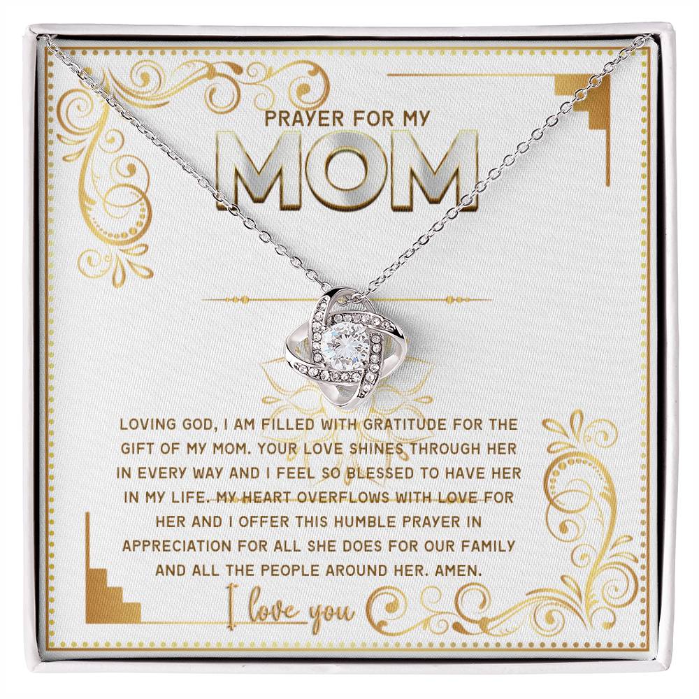 JGF Jewelry Gifts for Family Interlocking Heart Necklace Mothers Day Gift For First Time Mom