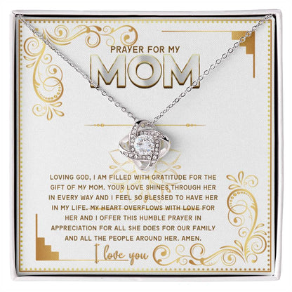 JGF Jewelry Gifts for Family Interlocking Heart Necklace Mothers Day Gift For First Time Mom