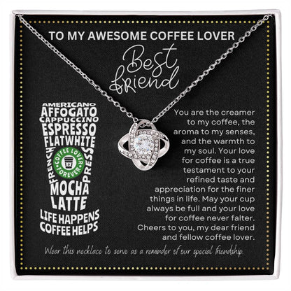 JGF Jewelry Gifts for Family No Coffee No Workee Friendship Necklace for BFF Bestie