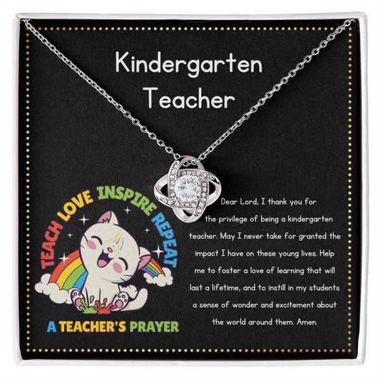 JGF Jewelry Gifts for Family My Teacher Loves Cats Kindergarten Classroom Must Haves For Retired Teachers