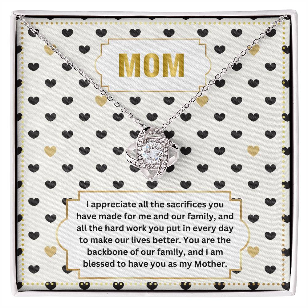 JGF Jewelry Gifts for Family To My Mom Necklace From Daughter And Son