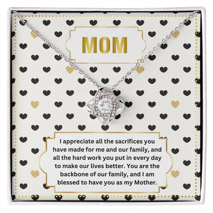 JGF Jewelry Gifts for Family To My Mom Necklace From Daughter And Son