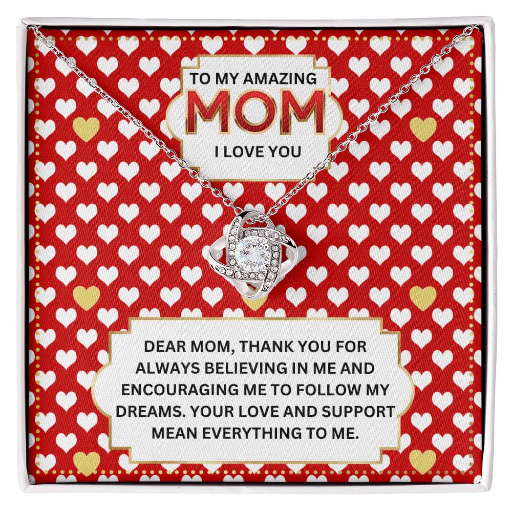 JGF Jewelry Gifts for Family I Love My Mommy Necklace for Mom