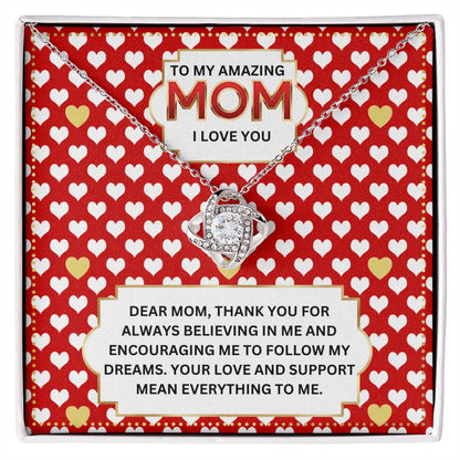 JGF Jewelry Gifts for Family I Love My Mommy Necklace for Mom