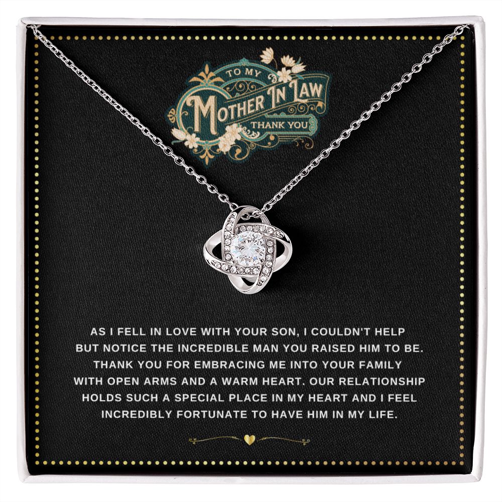 JGF Jewelry Gifts for Family | Future Mother In Law Necklace Gift from Daughter In Law on Wedding Day