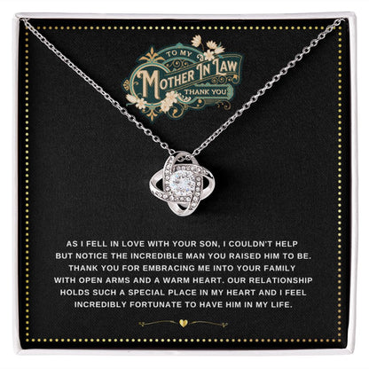 JGF Jewelry Gifts for Family | Future Mother In Law Necklace Gift from Daughter In Law on Wedding Day