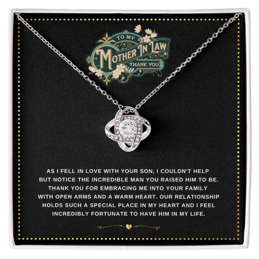 JGF Jewelry Gifts for Family | Future Mother In Law Necklace Gift from Daughter In Law on Wedding Day