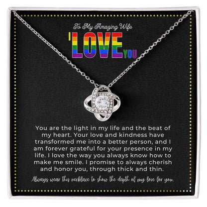 JGF Jewelry Gifts for Family | To My Amazing Wife Necklace Gifts