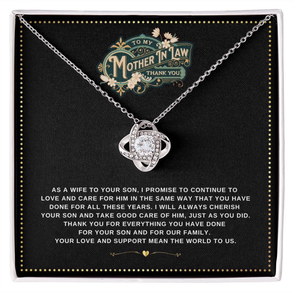 JGF Jewelry Gifts for Family | Mother of the Groom Birthday Gift from Daughter In Law Cubic Zirconia Silver Necklace