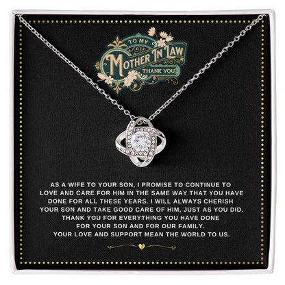JGF Jewelry Gifts for Family | Mother of the Groom Birthday Gift from Daughter In Law Cubic Zirconia Silver Necklace