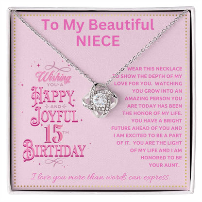 JGF Jewelry Gifts for Family Birthday Gift For Niece Teenager From Aunt and Uncle