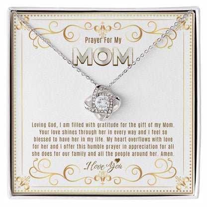 JGF Jewelry Gifts for Family Prayer For Mom From Daughter And Son