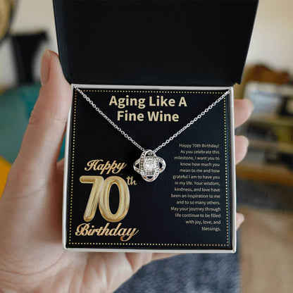 JGF Jewelry Gifts for Family 70 Year Old Birthday Gifts For Women