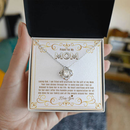 JGF Jewelry Gifts for Family Prayer For Mom From Daughter And Son