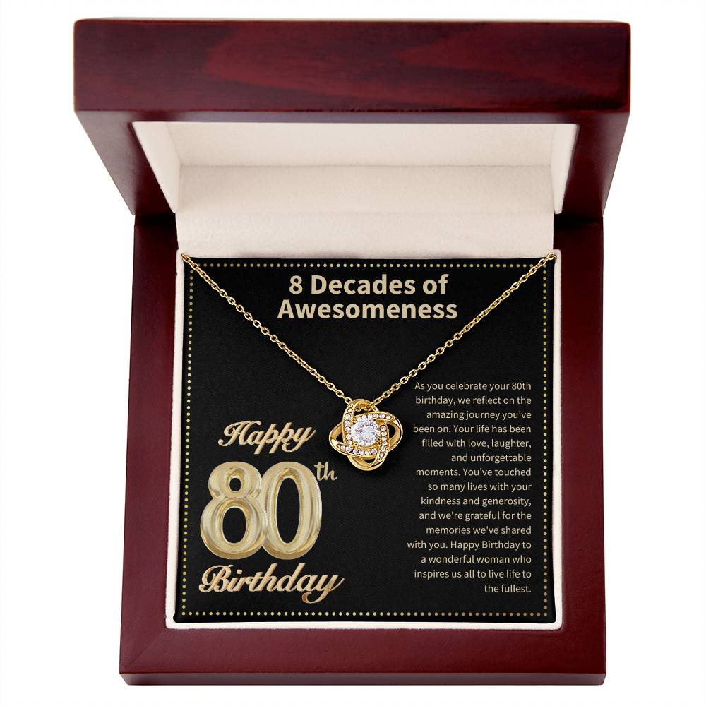 JGF Jewelry Gifts for Family 80th Birthday Gifts for Women