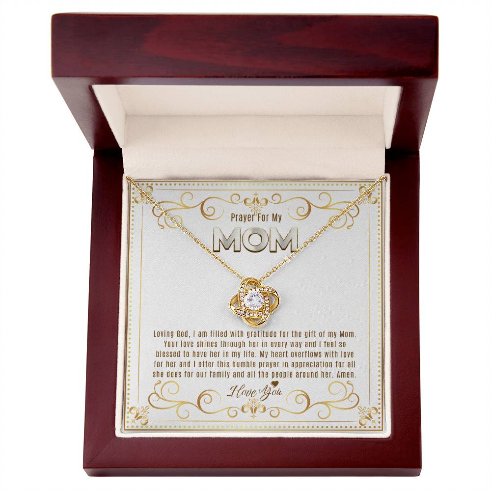 JGF Jewelry Gifts for Family Prayer For Mom From Daughter And Son