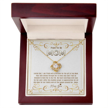 JGF Jewelry Gifts for Family Prayer For Mom From Daughter And Son