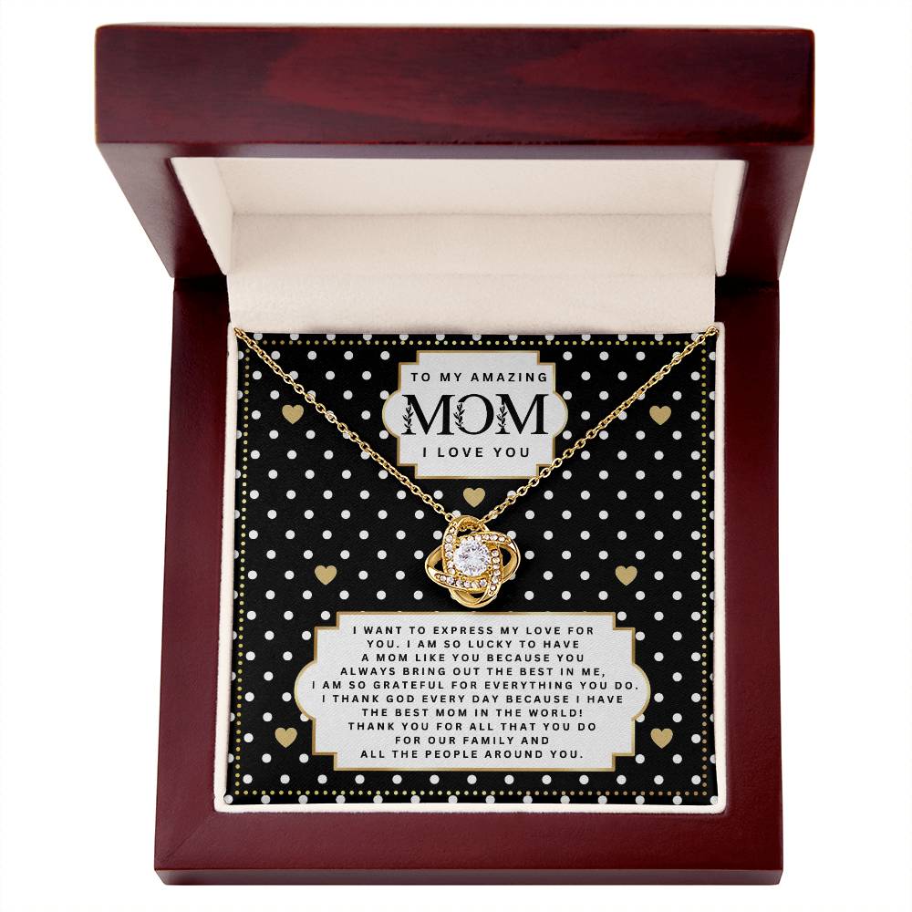 JGF Jewelry Gifts for Family I Love You Mom Necklace My Mommy